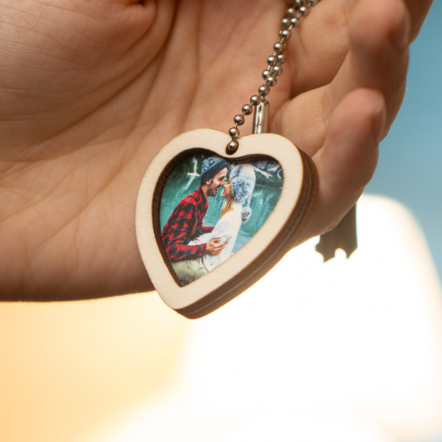 Photo Keychain: Heart